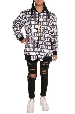 FE oversized Bomber Jacket