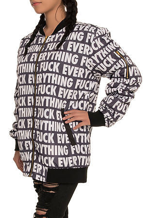 FE oversized Bomber Jacket