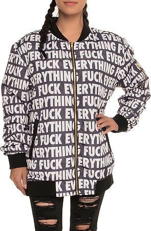 FE oversized Bomber Jacket
