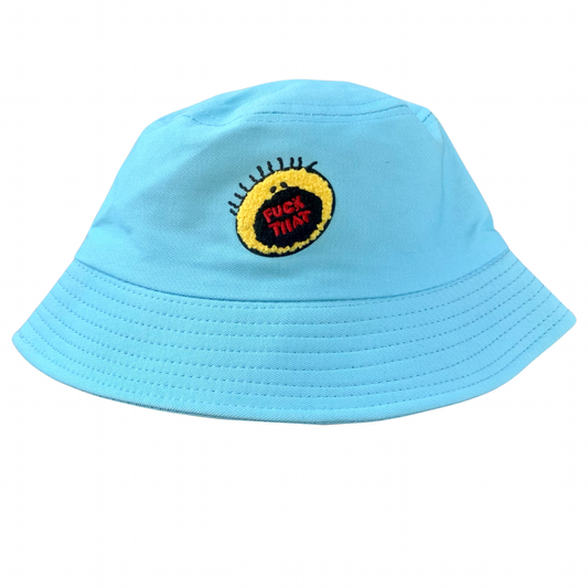 Fock That Aqua Bucket Hat