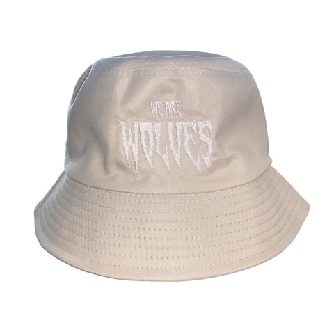 We Are Wolves Tan Bucket